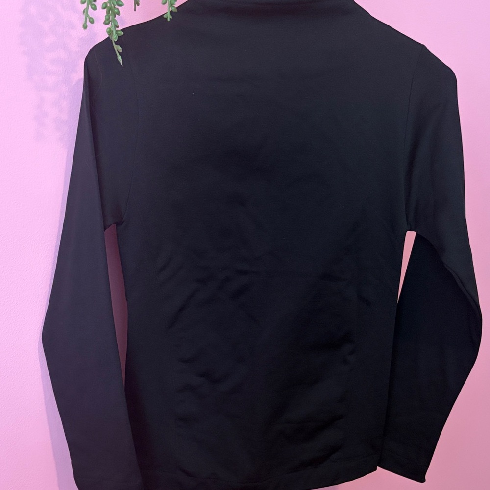 Classic Black Long Sleeve Women's Top